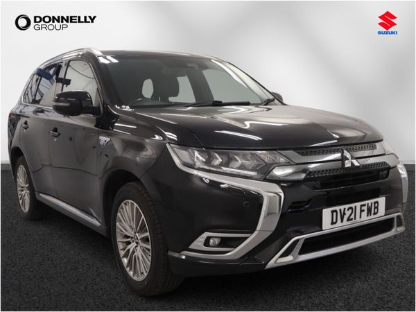 Mitsubishi Outlander Estate, Petrol Hybrid, 2021, Black