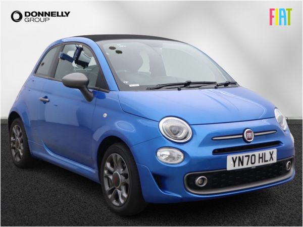 Fiat 500 Convertible, Petrol, 2020, Blue