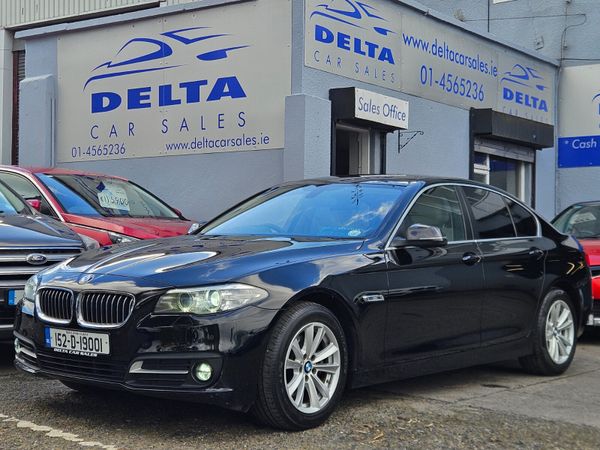 BMW 5-Series Saloon, Diesel, 2015, Black