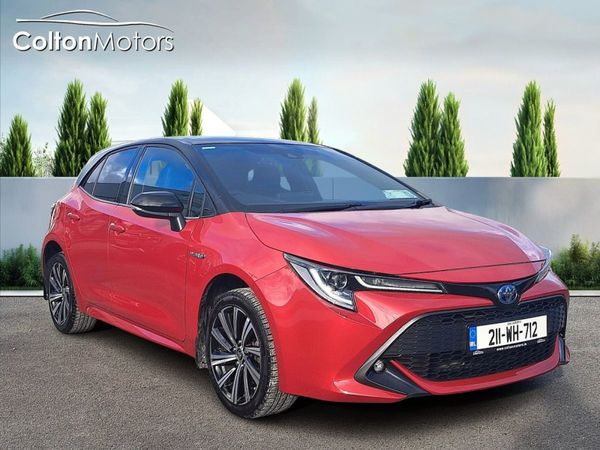 Toyota Corolla Hatchback, Petrol Hybrid, 2021, Red