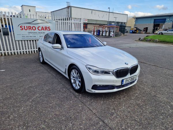 BMW 7-Series Saloon, Petrol Hybrid, 2017, White