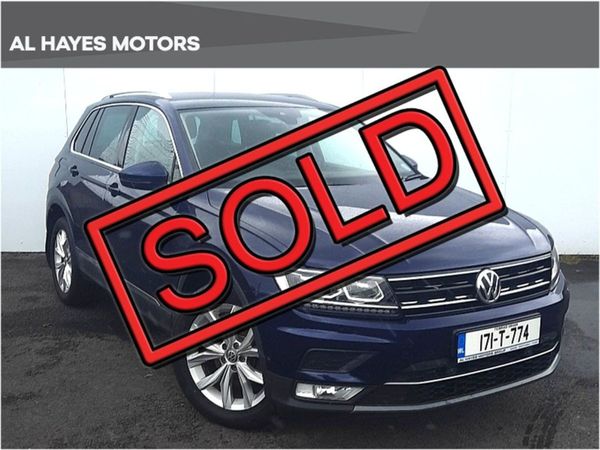 Volkswagen Tiguan SUV, Diesel, 2017, Blue