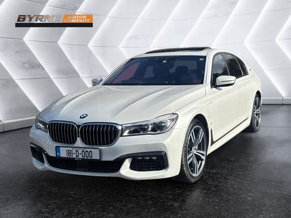 BMW 7-Series Saloon, Petrol Plug-in Hybrid, 2018, White