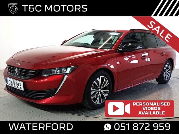 Peugeot 508 Estate, Diesel, 2022, Red