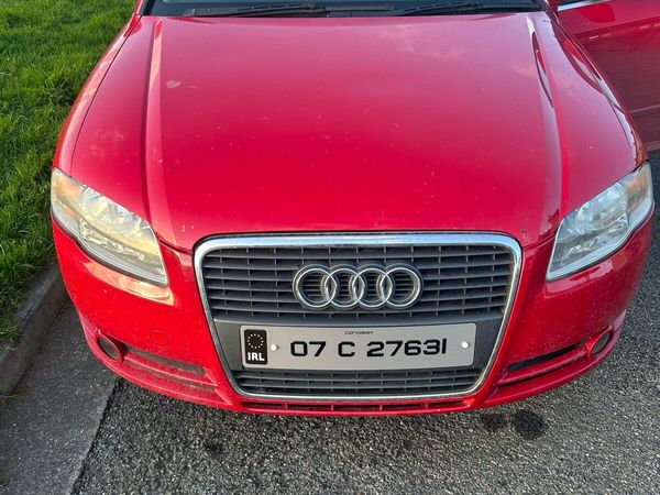 Audi A4 Saloon, Diesel, 2007, Red