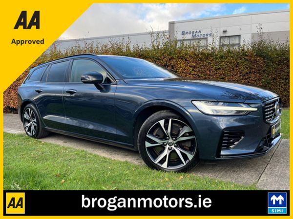 Volvo V60 Estate, Petrol Plug-in Hybrid, 2022, Blue