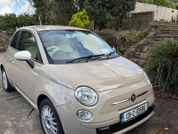 Fiat 500 Hatchback, Petrol, 2013, Beige