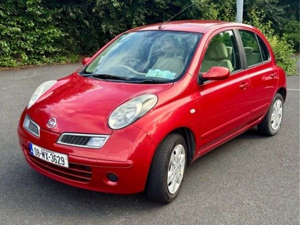 Nissan Micra Hatchback, Petrol, 2008, Red
