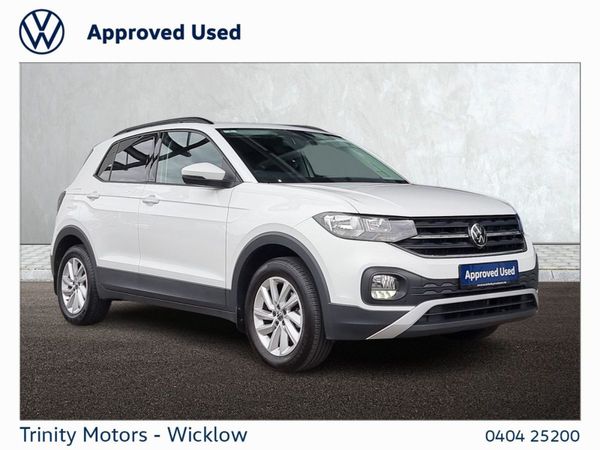 Volkswagen T-Cross SUV, Petrol, 2023, White