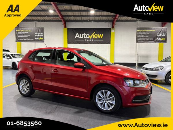 Volkswagen Polo Hatchback, Petrol, 2016, Red