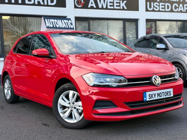 Volkswagen Polo Hatchback, Petrol, 2020, Red