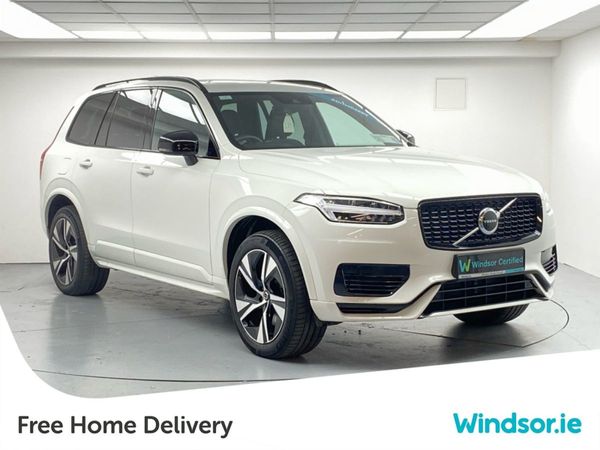 Volvo XC90 SUV, Petrol Plug-in Hybrid, 2021, White