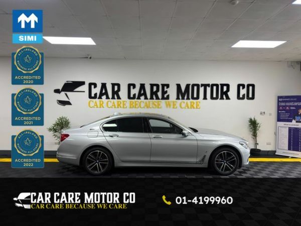 BMW 7-Series Saloon, Petrol Plug-in Hybrid, 2017, Silver