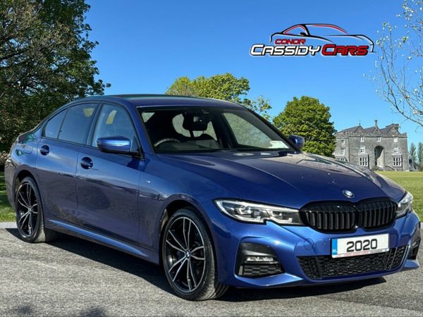 BMW 3-Series Saloon, Petrol Hybrid, 2020, Blue