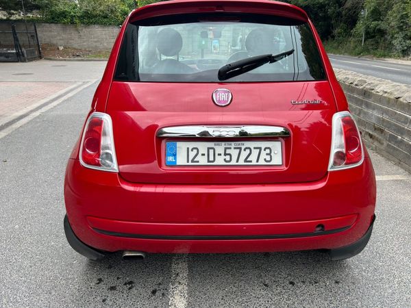 Fiat 500 Hatchback, Petrol, 2012, Red