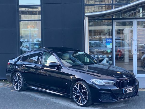 BMW 5-Series Saloon, Diesel, 2021, Black