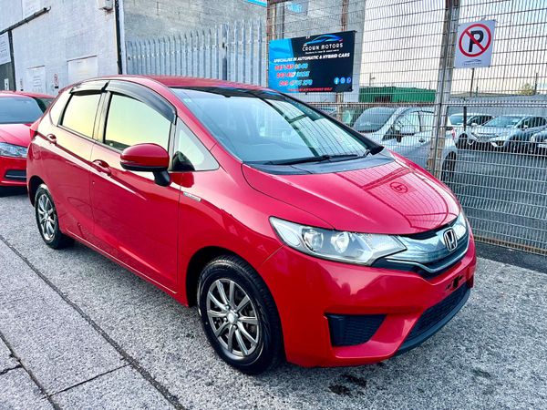 Honda Fit Hatchback, Petrol Hybrid, 2015, Red