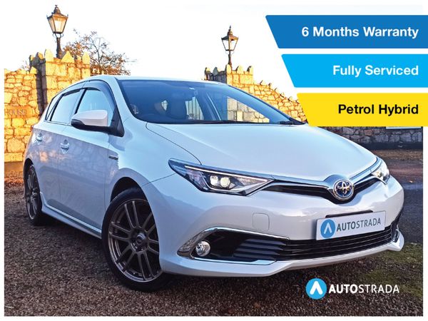Toyota Auris Hatchback, Petrol Hybrid, 2016, White