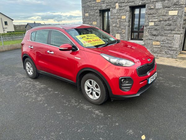 Kia Sportage SUV, Diesel, 2017, Red