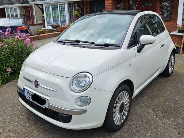 Fiat 500 Hatchback, Petrol, 2012, White