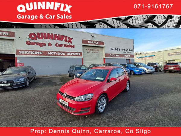 Volkswagen Golf Hatchback, Diesel, 2013, Red