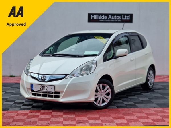 Honda Fit Hatchback, Petrol Hybrid, 2012, White