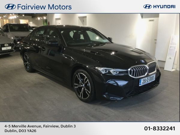 BMW 3-Series Saloon, Petrol Plug-in Hybrid, 2025, Black