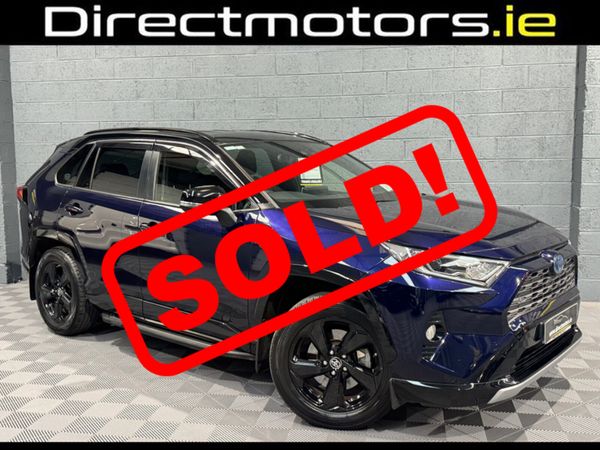 Toyota RAV4 Estate, Petrol Hybrid, 2020, Blue