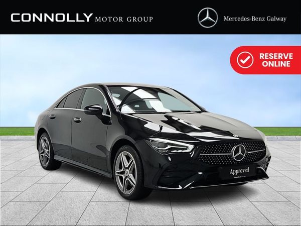Mercedes-Benz CLA Saloon, Petrol Hybrid, 2024, Black