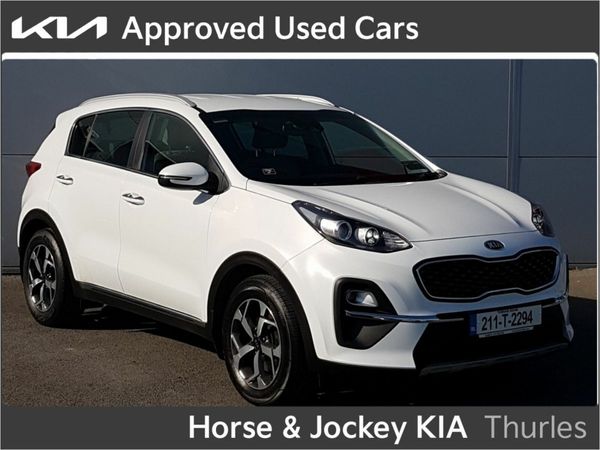 Kia Sportage SUV, Diesel Hybrid, 2021, White