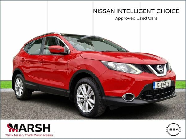 Nissan Qashqai SUV, Diesel, 2017, Red