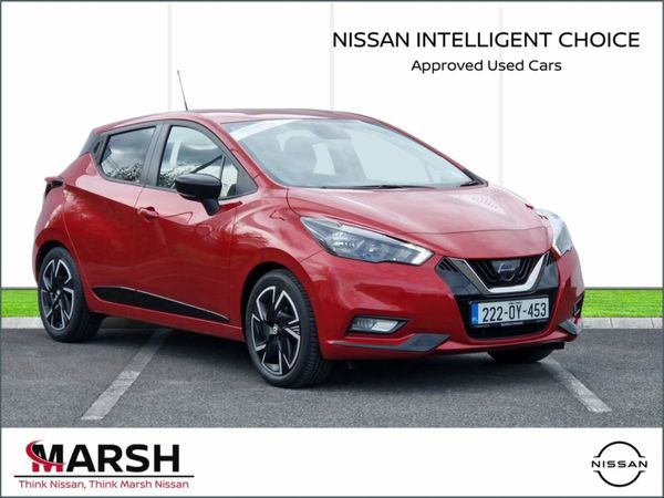 Nissan Micra Hatchback, Petrol, 2022, Red