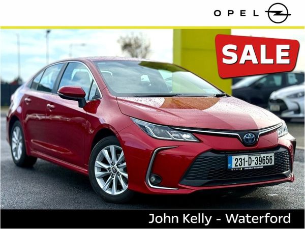Toyota Corolla Saloon, Petrol Hybrid, 2023, Red