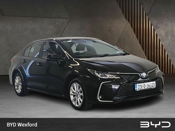 Toyota Corolla Saloon, Petrol Hybrid, 2023, Black