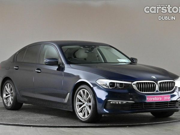 BMW 5-Series Saloon, Diesel, 2018, Blue