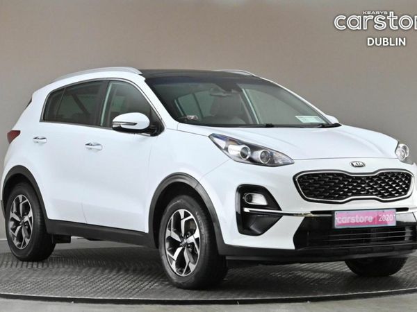 Kia Sportage SUV, Diesel Hybrid, 2020, White