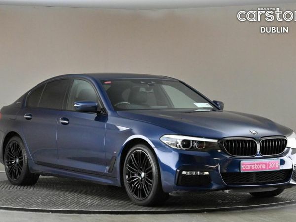 BMW 5-Series Saloon, Petrol Plug-in Hybrid, 2018, Blue