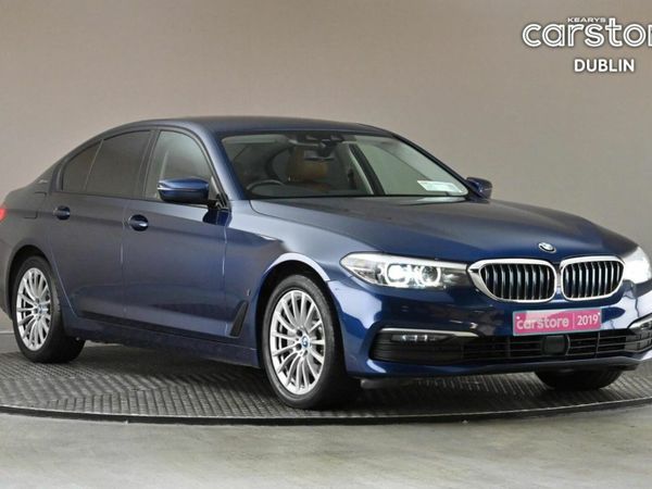 BMW 5-Series Saloon, Petrol Plug-in Hybrid, 2019, Blue