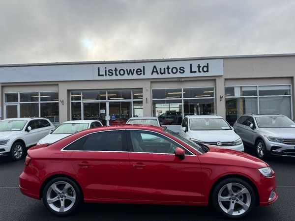 Audi A3 Saloon, Petrol, 2019, Red