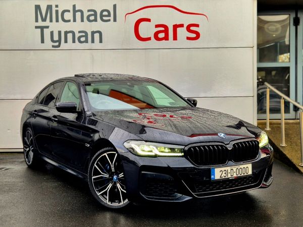 BMW 5-Series Saloon, Petrol Plug-in Hybrid, 2023, Black