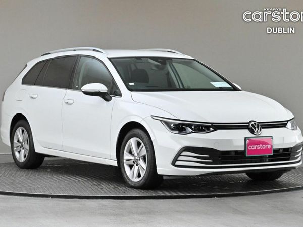 Volkswagen Golf Estate, Petrol Hybrid, 2022, White