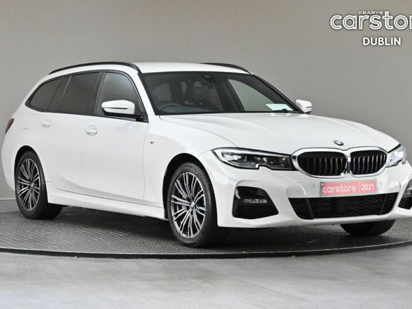 BMW 3-Series Estate, Petrol Plug-in Hybrid, 2021, White