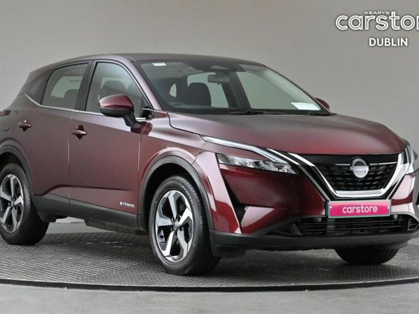 Nissan Qashqai SUV, Petrol Hybrid, 2024, Red