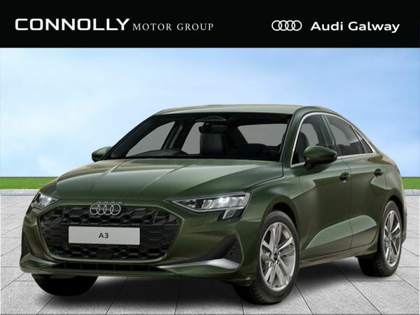 Audi A3 Saloon, Petrol, 2026, Green