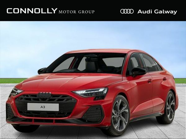 Audi A3 Saloon, Petrol, 2026, Red