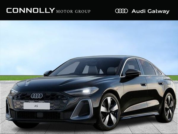 Audi A5 Saloon, Petrol Plug-in Hybrid, 2026, Black