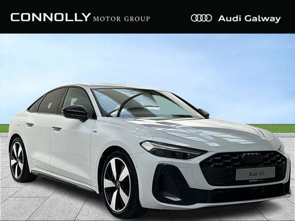 Audi A5 Saloon, Petrol Hybrid, 2026, White