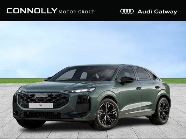 Audi Q3 SUV, Petrol Plug-in Hybrid, 2026, Green