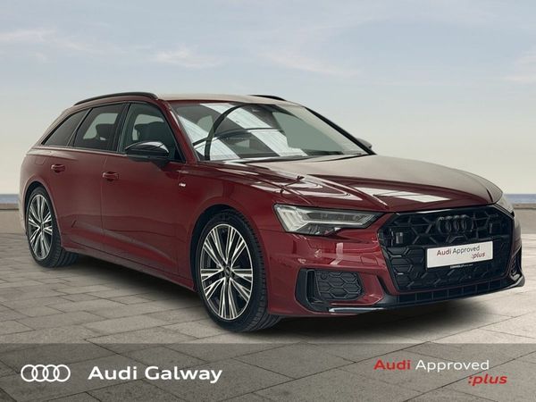 Audi A6 Estate, Diesel Hybrid, 2024, Red