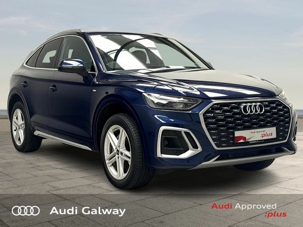 Audi Q5 SUV, Petrol Plug-in Hybrid, 2024, Blue
